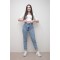 Solmaz Kar Mom Jeans Kadın Boyfriend Yüksek Bel Power Likra Pantolon