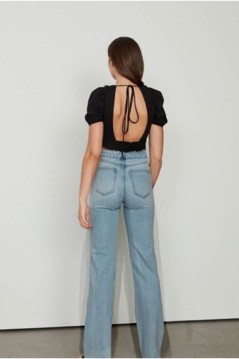 Extra Yüksek A.c.a.i.p S.o.l.m.a.z Mavi Salaş Jeans Palazzo Pantolon (süper Yüksek ) Extra Yüksek A.c.a.i.p S.o.l.m.a.z Mavi Salaş Jeans Palazzo Pantolon (süper Yüksek )