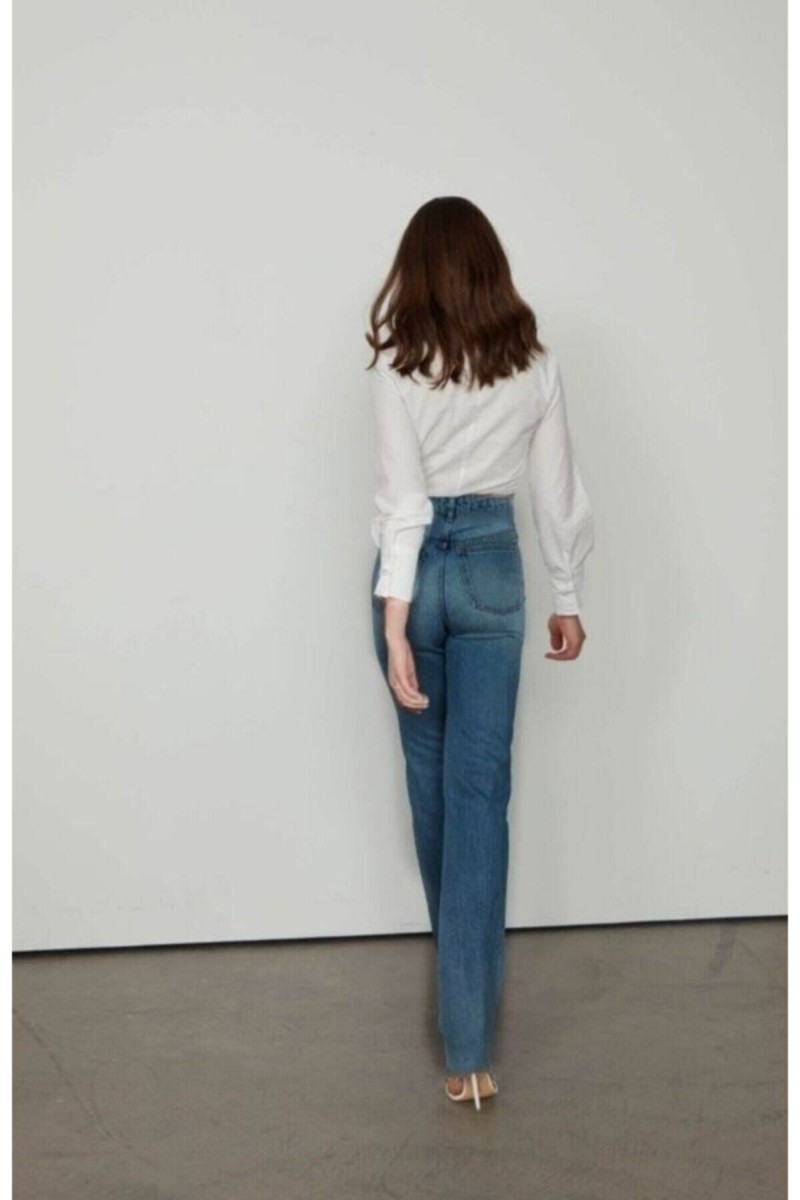 Extra Yüksek A.c.a.i.p S.o.l.m.a.z Mavi Salaş Jeans Palazzo Pantolon (süper Yüksek ) Extra Yüksek A.c.a.i.p S.o.l.m.a.z Mavi Salaş Jeans Palazzo Pantolon (süper Yüksek )