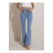 Buz Mavi Likralı Ispanyol Skinny Jeans Açık Mavi