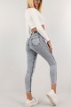 Leon Mavi Yüksel Bel Dar Paça Skinny Likralı Kot Pantalon Leon Mavi Yüksel Bel Dar Paça Skinny Likralı Kot Pantalon