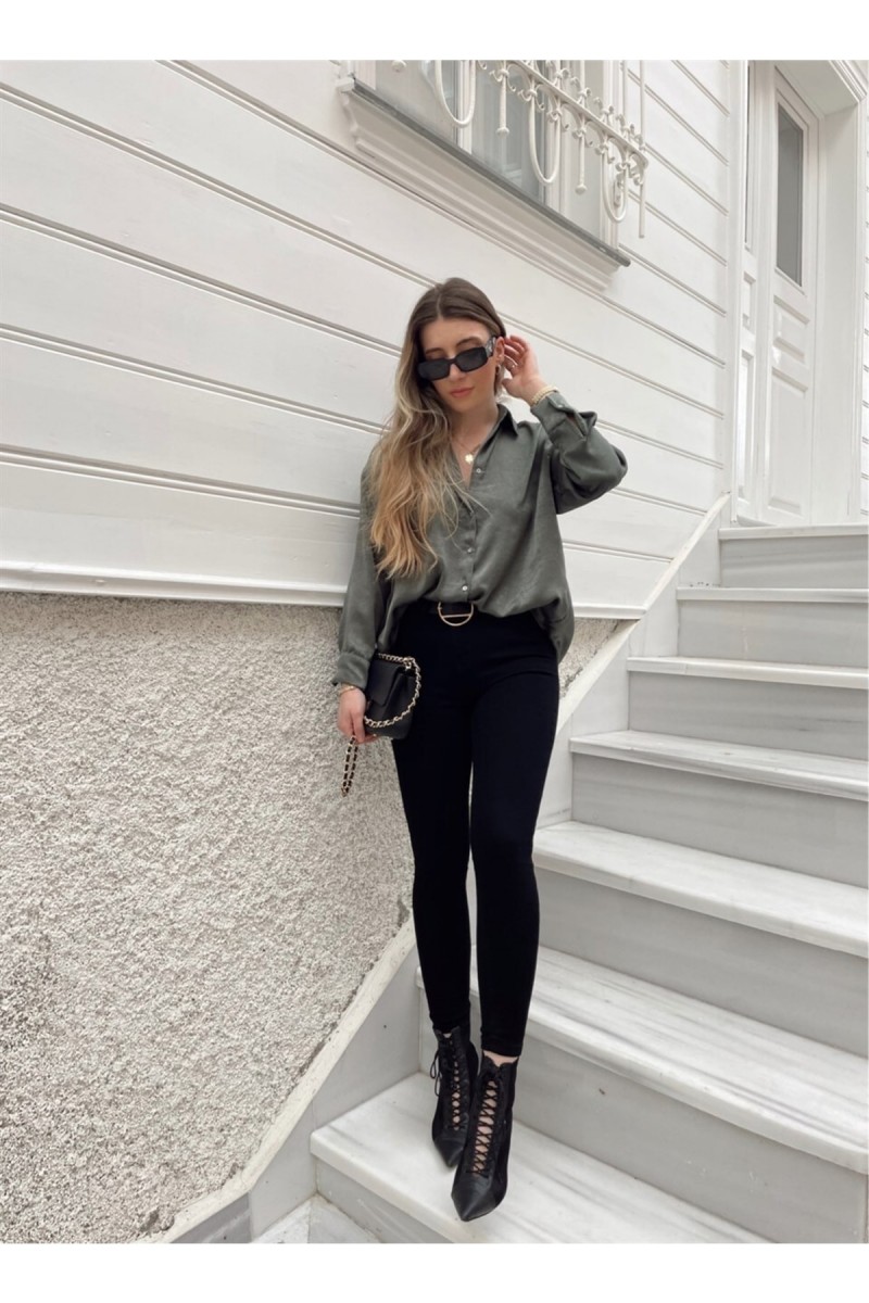 Lera Kadın Solmayan Siyah Skinny Yüksek Bel Jeans Pantolon (toparlayıcı)