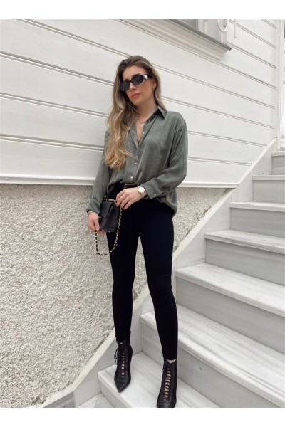 Lera Kadın Solmayan Siyah Skinny Yüksek Bel Jeans Pantolon (toparlayıcı)