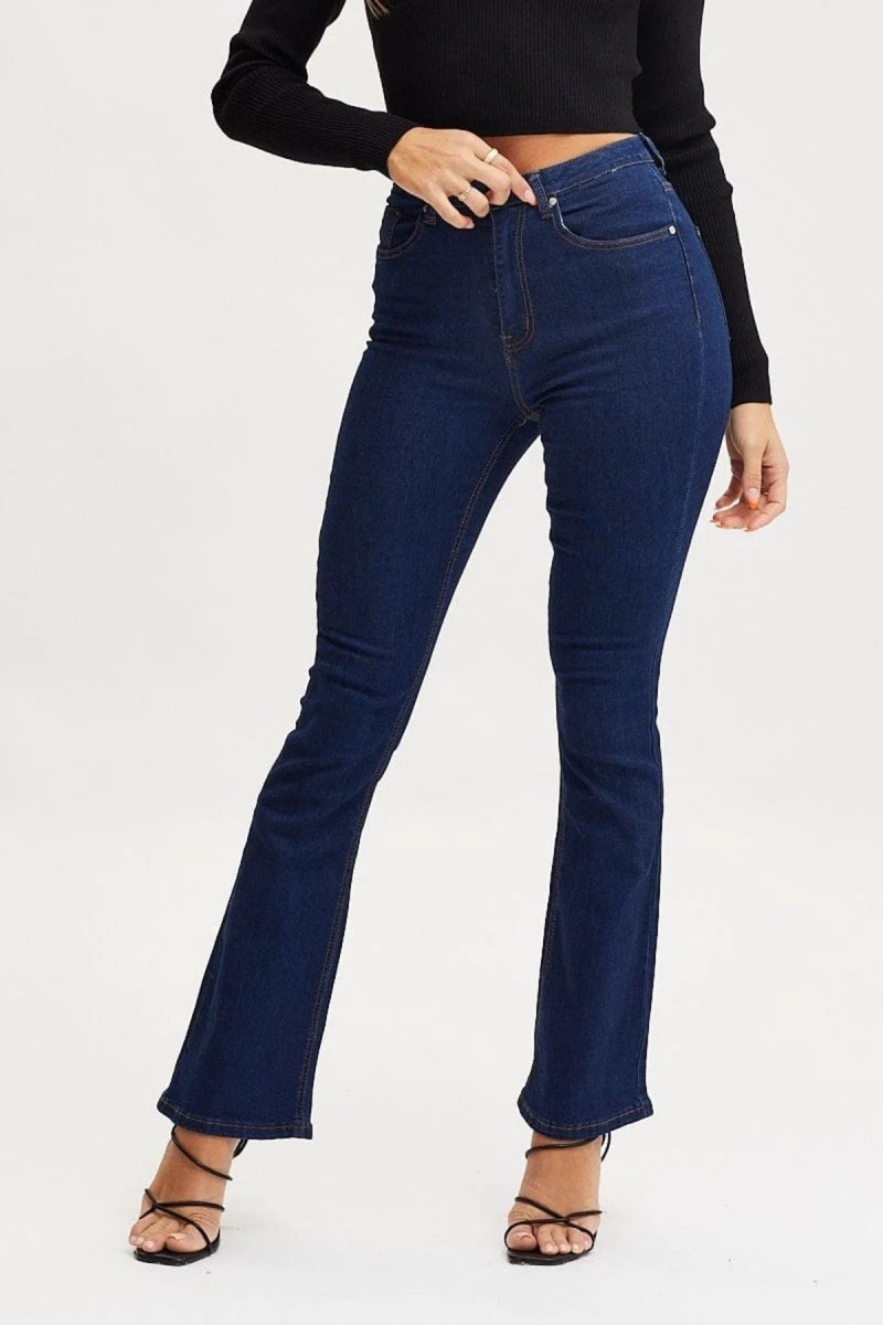 Daniel Koyu Mavi Ispanyol Renk Solmaz Ispanyol Yüksek Bel Jeans Daniel Koyu Mavi Ispanyol Renk Solmaz Ispanyol Yüksek Bel Jeans
