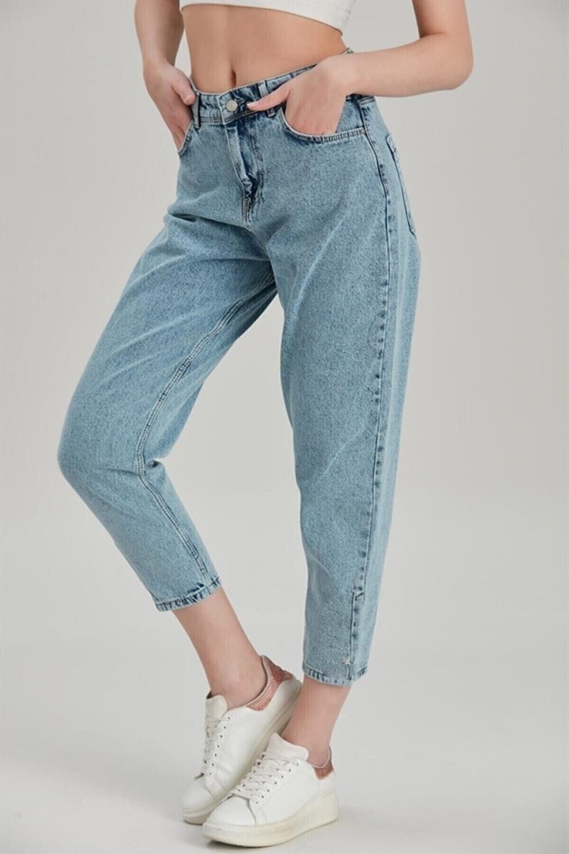 Phoebe Orta Kar Mom Yüksek Bel Mom Jeans Boyfriend Phoebe Orta Kar Mom Yüksek Bel Mom Jeans Boyfriend