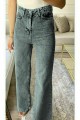 Füme Power Likralı Süper Yüksek Bel Salaş Jeans Palazzo Pantolon Füme Power Likralı Süper Yüksek Bel Salaş Jeans Palazzo Pantolon
