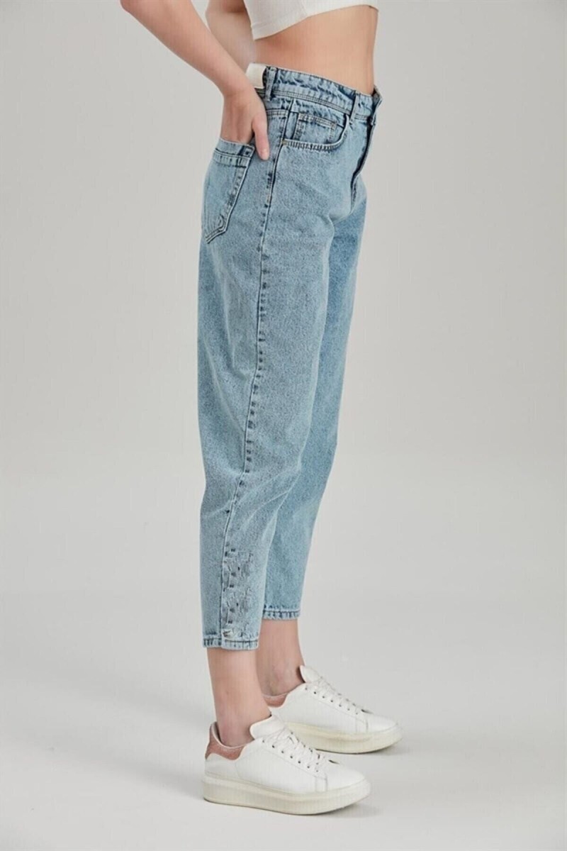 Phoebe Orta Kar Mom Yüksek Bel Mom Jeans Boyfriend Phoebe Orta Kar Mom Yüksek Bel Mom Jeans Boyfriend