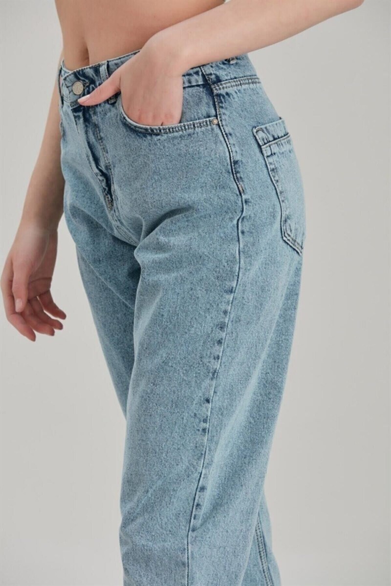 Phoebe Orta Kar Mom Yüksek Bel Mom Jeans Boyfriend Phoebe Orta Kar Mom Yüksek Bel Mom Jeans Boyfriend